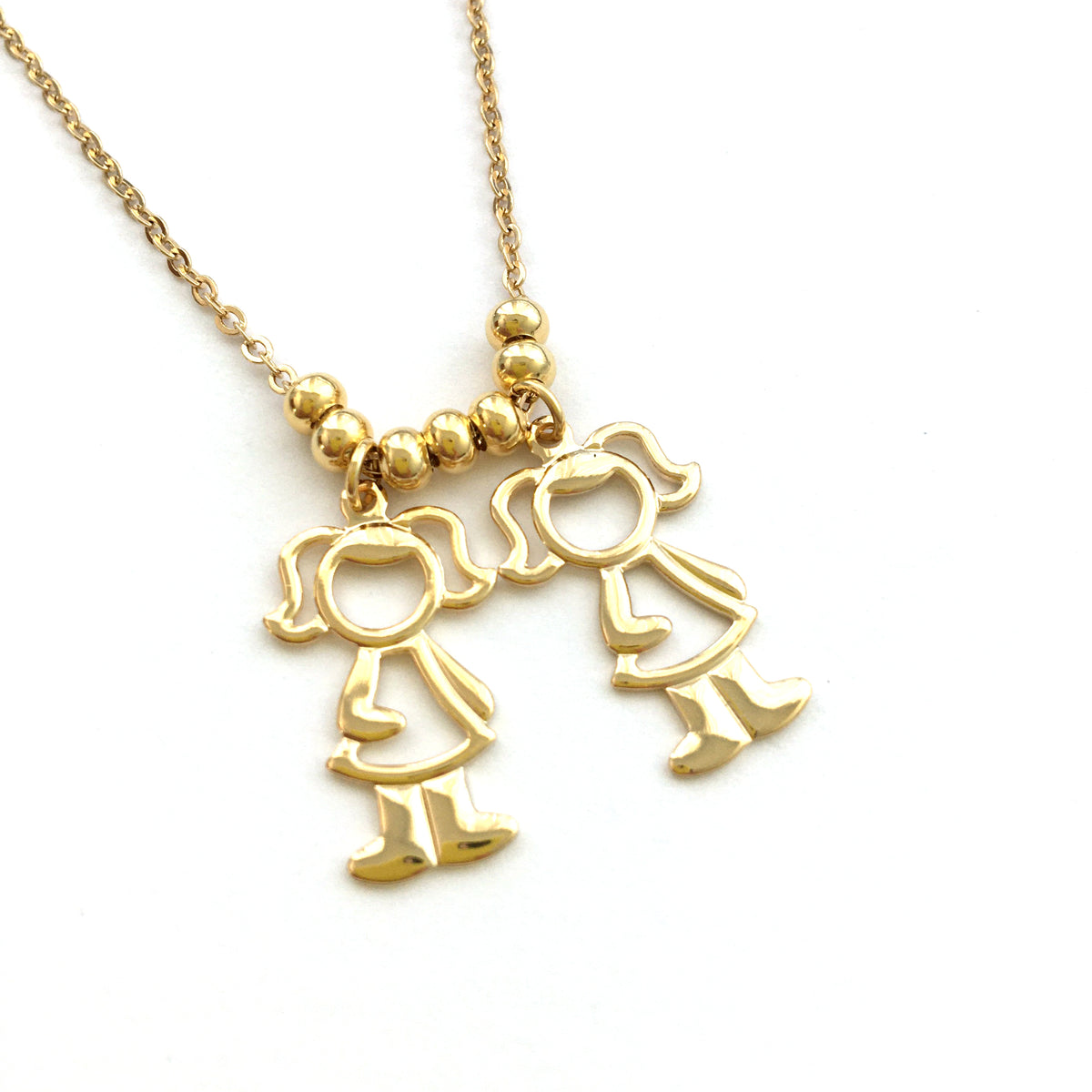 Pack of 2 pendant necklaces - Teenage girl